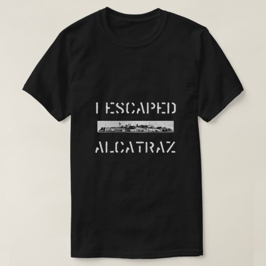 I Escaped Alcatraz Essential T-shirt (Design voorkant)