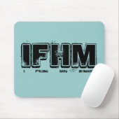 I F*Muismat van maanddagen met rookhate Muismat (Met muis)