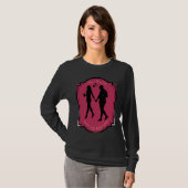 I Fall In Love With You Everyday Silhouetted Coupl T-shirt (Voorkant volledig)