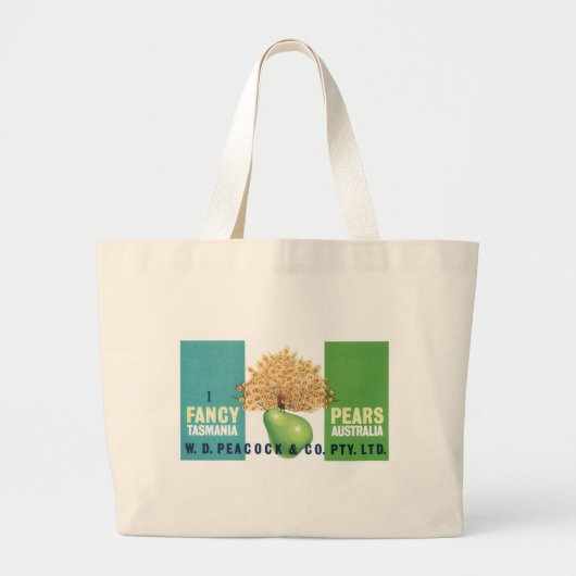 I Fancy peren Grote Tote Bag (Voorkant)