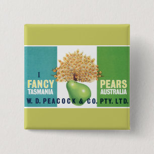 I Fancy peren Vierkante Button 5,1 Cm