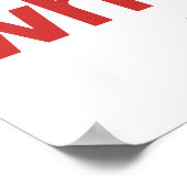 I FARTlek als ik loop © - Funny FARTlek Poster (Hoek)