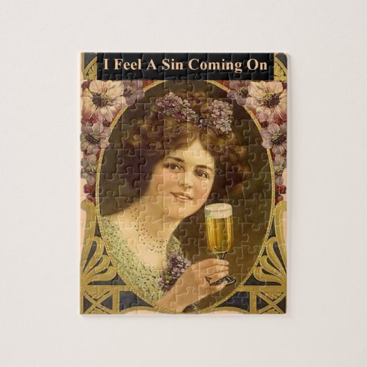 I Feel A Sin Coming On Flapper Girl beroemd gemaak Legpuzzel (Verticaal)