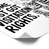 I Feel Like Work Got Custody Of Me &amp; Home Funn Poster (Hoek)