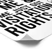 I Feel Like Work Got Custody Of Me &amp; Home Funn Poster (Hoek)