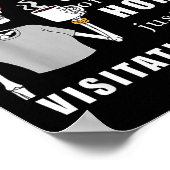 I Feel Like Work Got Custody Of Me Funny Home Visi Poster (Hoek)