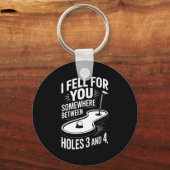 I Fell For You Somewhere Holes 3 And 4 Mini Golf  Sleutelhanger (Voorkant)