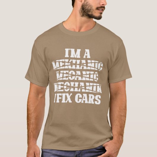 I Fi Cars Car mechanic workshop T-shirt (Voorkant)
