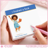 I Finished a Book Personalized Book Lover Post-it® Notes