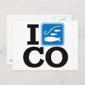 I Fish Colorado - CO Briefkaart (Voorkant / Achterkant)