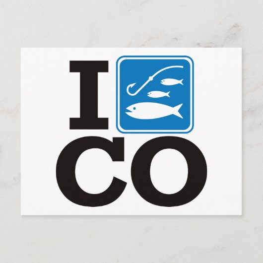 I Fish Colorado - CO Briefkaart (Voorkant)