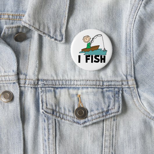 I Fish Stick Figuur Button (In situ)