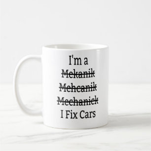 I Fix Cars Koffiemok