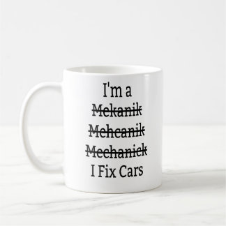 I Fix Cars Koffiemok