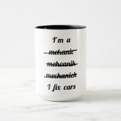 I Fix Cars Mok (Midden)