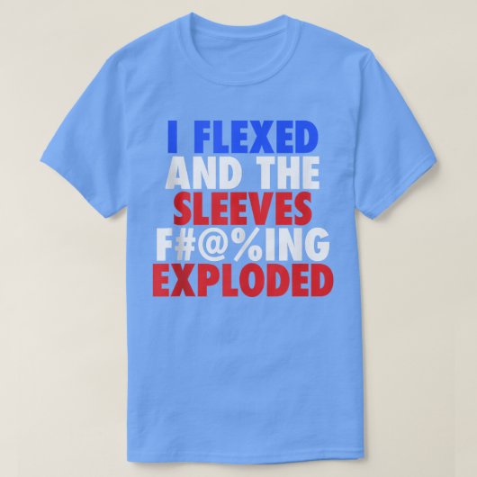 I Fleed The Sleeves F@ing Eplootic Funny T-shirt (Design voorkant)