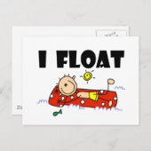 I Float T-shirts en geschenken Briefkaart (Voorkant / Achterkant)