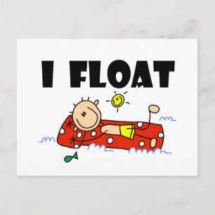 I Float T-shirts en geschenken Briefkaart