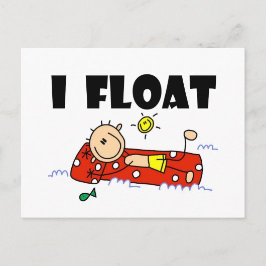 I Float T-shirts en geschenken Briefkaart (Voorkant)