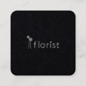 i floristさまショップカード1(角丸) vierkante visitekaartje (Voorkant)