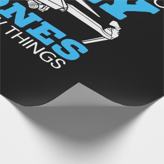 I Fly Drones Cadeaupapier (Hoek)