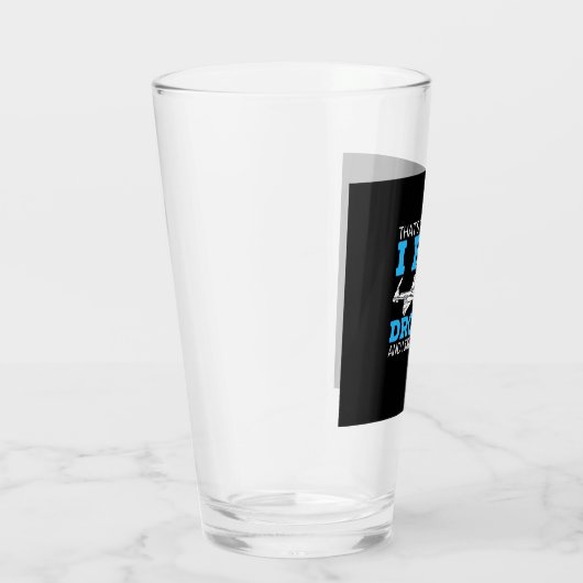 I Fly Drones Glas (Rechts)