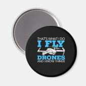 I Fly Drones Magneet (Voorkant / Achterkant)