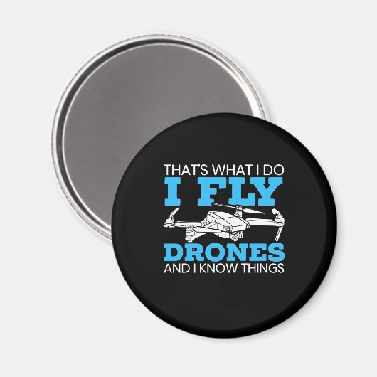 I Fly Drones Magneet (Voorkant / Achterkant)