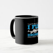 I Fly Drones Mok (Voorkant links)