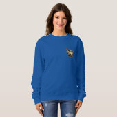 I Fly Free Fantasy Eagle Dames Sweatshirt (Voorkant volledig)