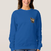 I Fly Free Fantasy Eagle Dames Sweatshirt (Voorkant)