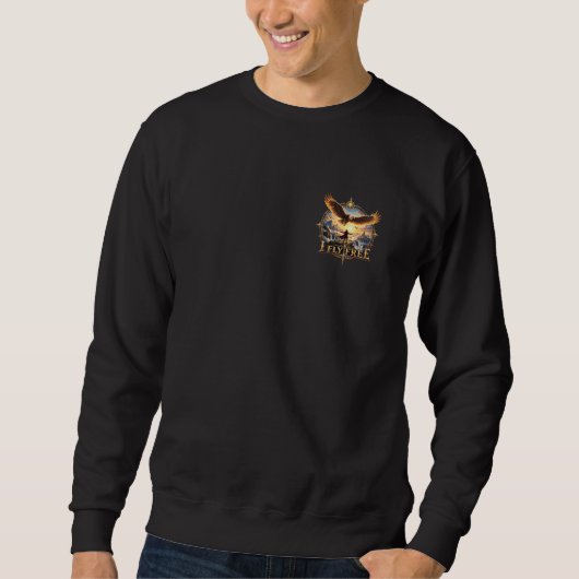 I Fly Free Fantasy Eagle Trui (Voorkant)