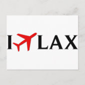 I Fly LAX - Los Angeles International Airport Briefkaart (Voorkant)