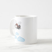 I fly so high - Puck die Stubenfliege Koffiemok (Voorkant links)