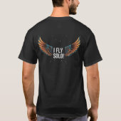 I_Fly_Solo – Wanderlust_Freedom_Statement T-shirt (Achterkant)