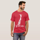 I Fly With Water Flyboard Flyboarding Water Sports T-shirt (Voorkant volledig)