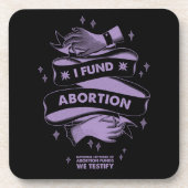 I Fonds Abortion Onderzetters (set of 6) (Voorkant)
