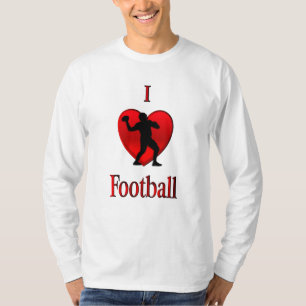 I Football hart T-shirt