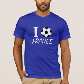 I football (love) Frankrijk - aanpasbaar T-shirt