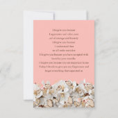 i forgive you flower butterfly kaart (Achterkant)