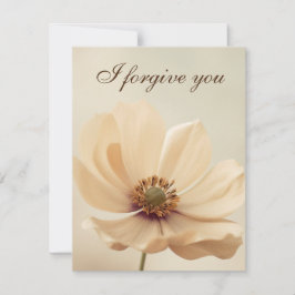 i forgive you flower kaart