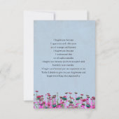 i forgive you flower kaart (Achterkant)