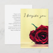 i forgive you sky horse kaart (Voorkant / Achterkant)