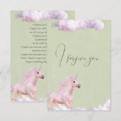 i forgive you sky horse kaart (Voorkant / Achterkant)