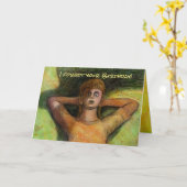 I Forgot Your Birthday card by Mike Winterbauer Kaart (Gele Bloem)