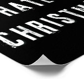 I Foring Hate Christmas Funny Anti-christmas  Poster (Hoek)