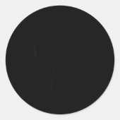 I Foring-hate My Chungus Life  Ronde Sticker (Voorkant)