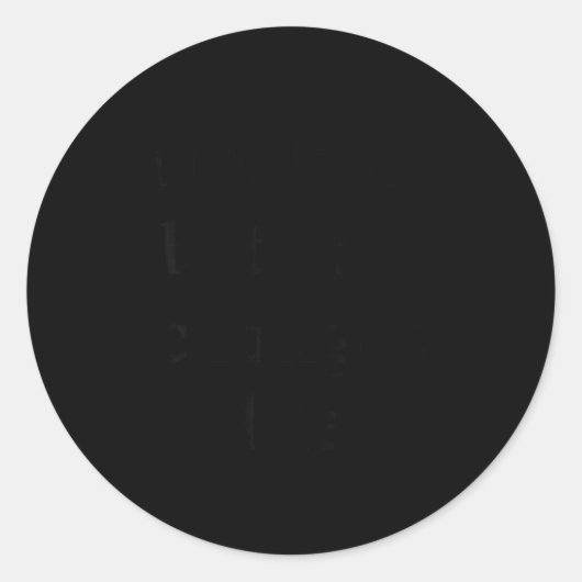 I Foring-hate My Chungus Life  Ronde Sticker (Voorkant)