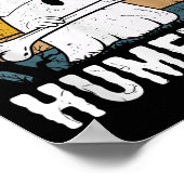 I Found This Humerus Funny Ghost Nurse Halloween  Poster (Hoek)