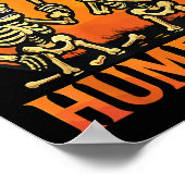 I Found This Humerus Halloween Skeleton Joke Poster (Hoek)